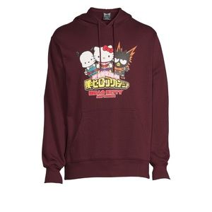 My Hero Academia and Hello Kitty Men’s Hoodie